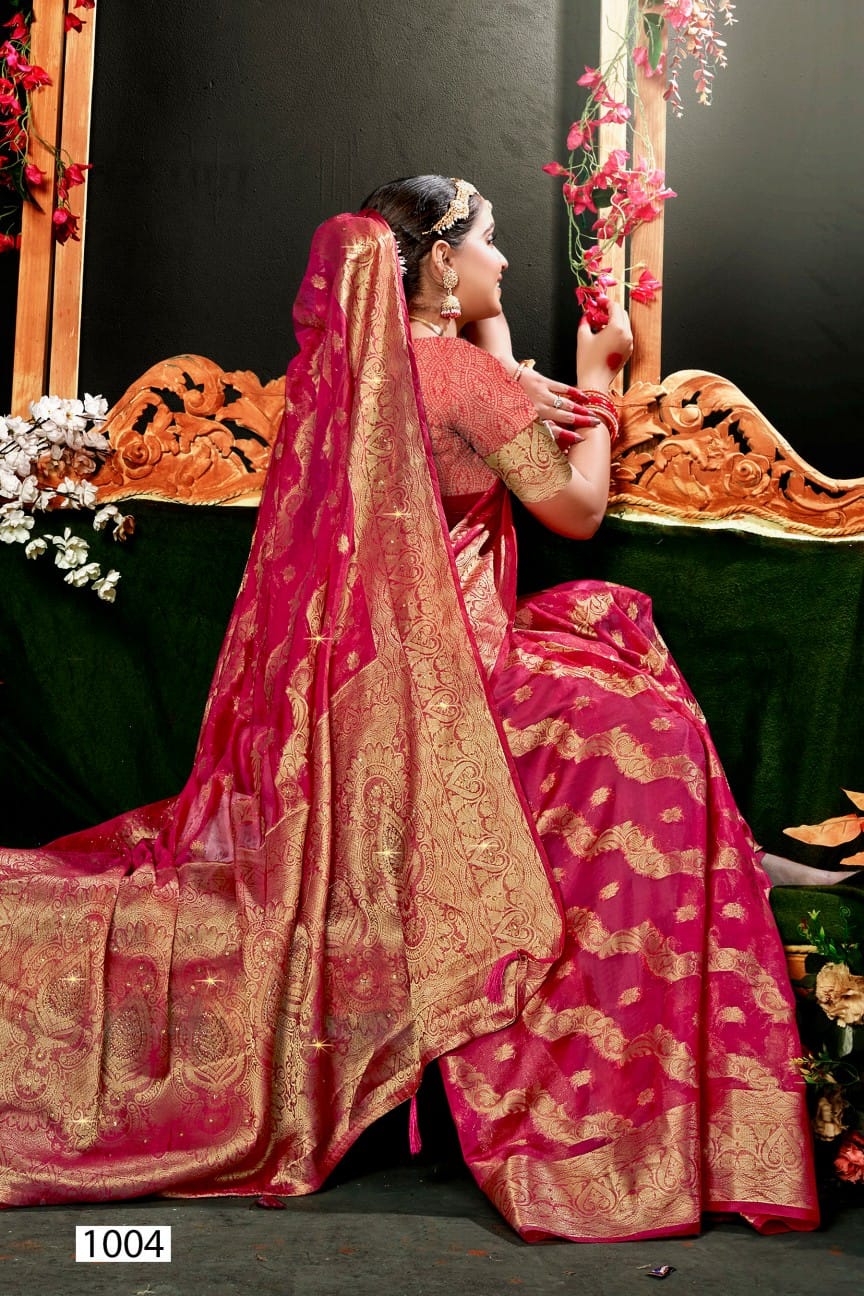 Darpan Saroski Vol 2 By Saroj Organza Designer Sarees Wholesale Market In Surat
